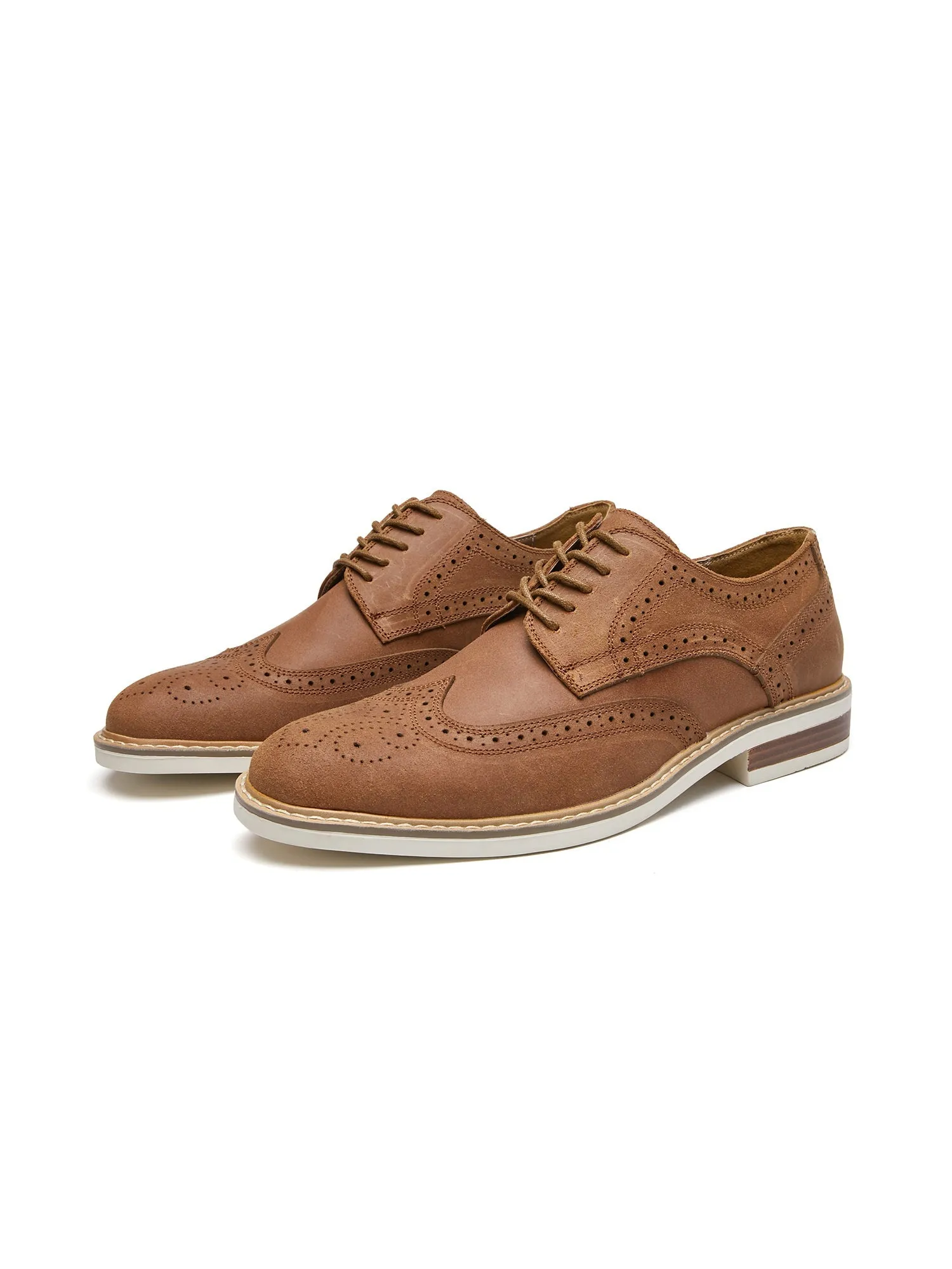 Wingtip Sude Schoenen - Heren - Tijdloze Klasse en Luxe