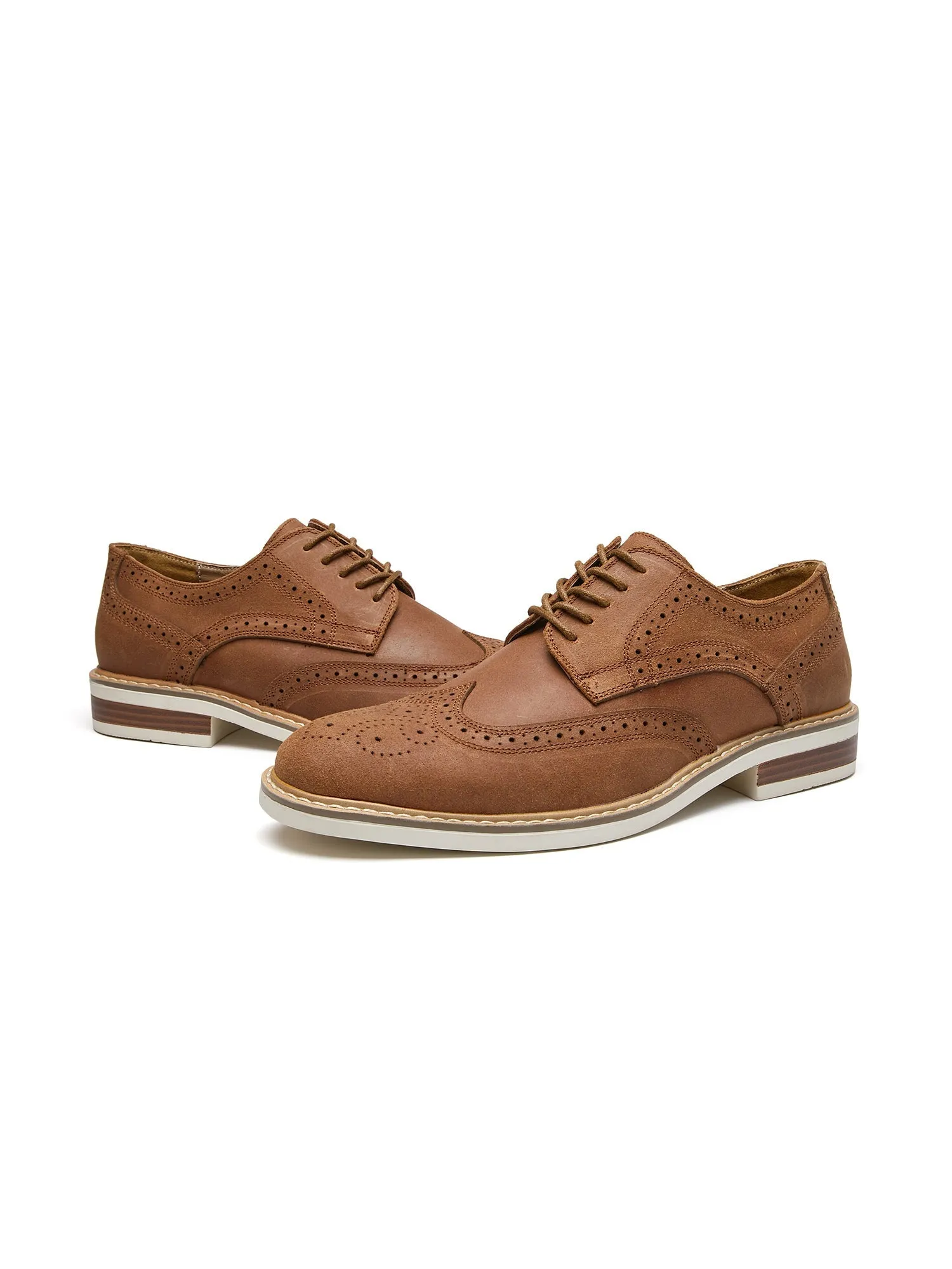 Wingtip Sude Schoenen - Heren - Tijdloze Klasse en Luxe
