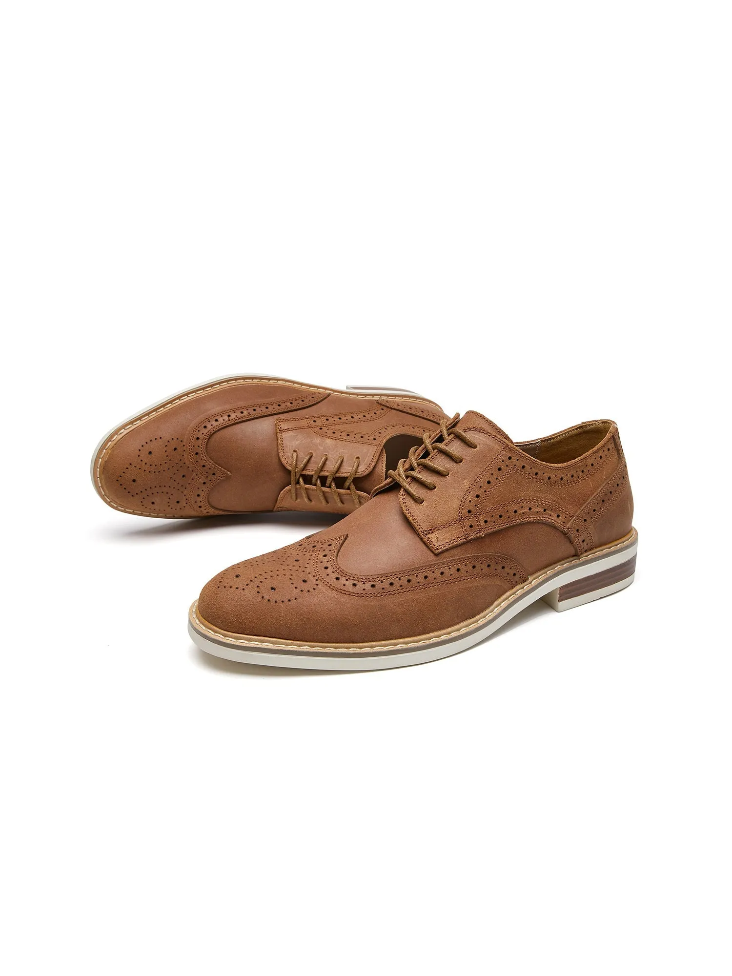 Wingtip Sude Schoenen - Heren - Tijdloze Klasse en Luxe