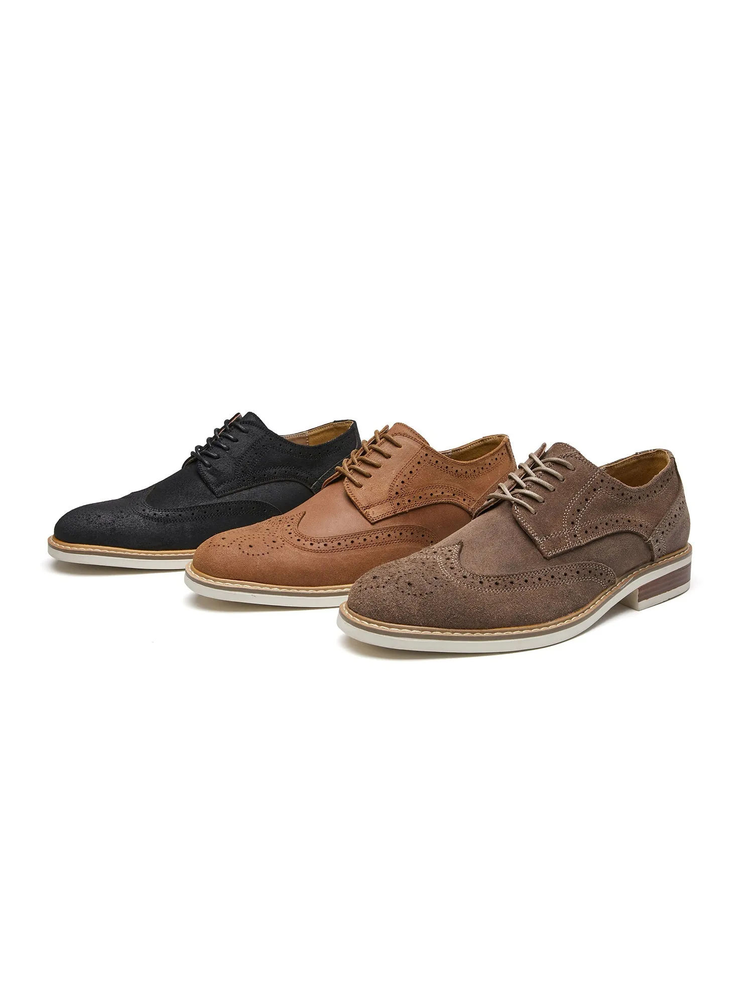 Wingtip Sude Schoenen - Heren - Tijdloze Klasse en Luxe