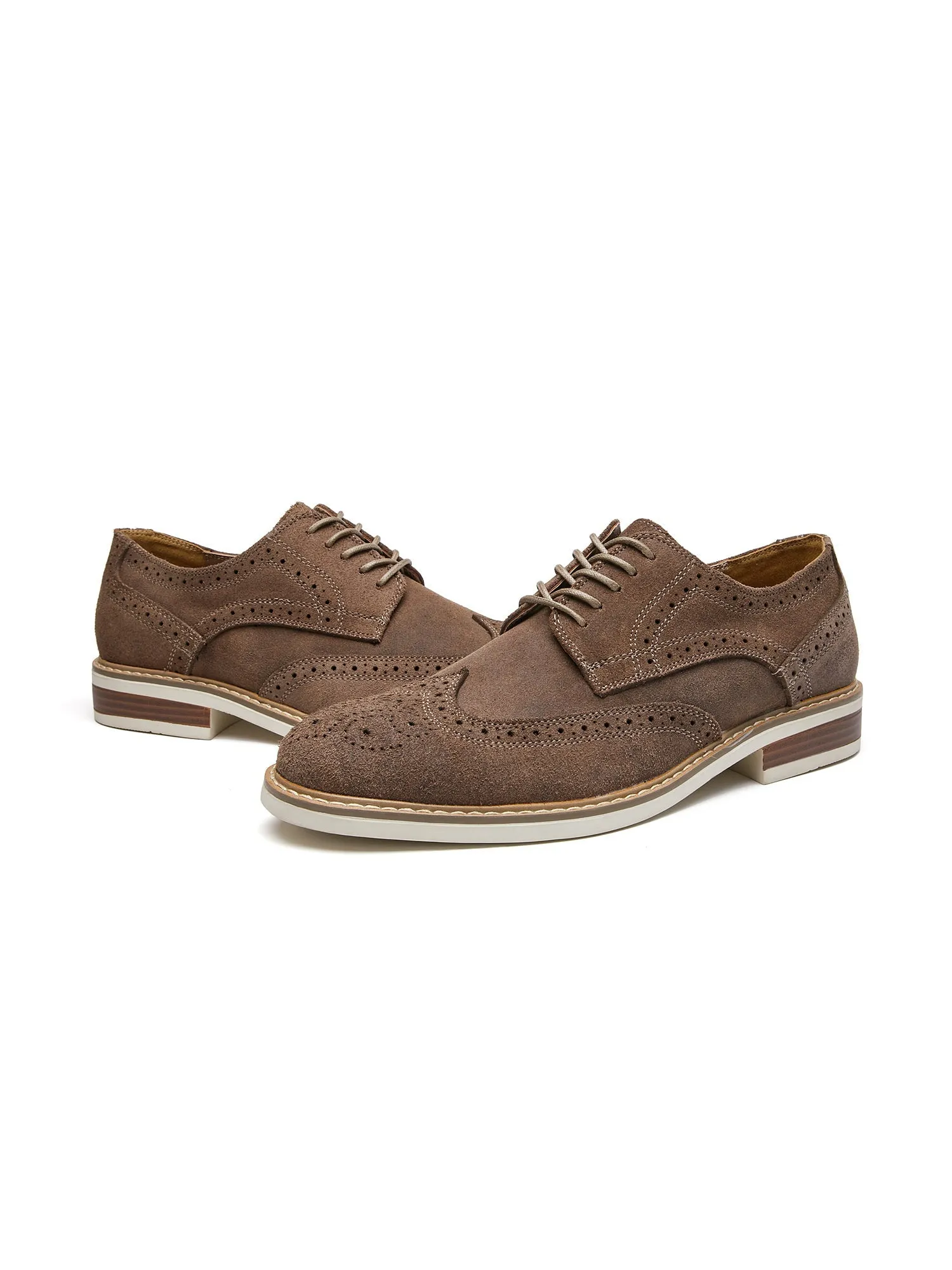 Wingtip Sude Schoenen - Heren - Tijdloze Klasse en Luxe