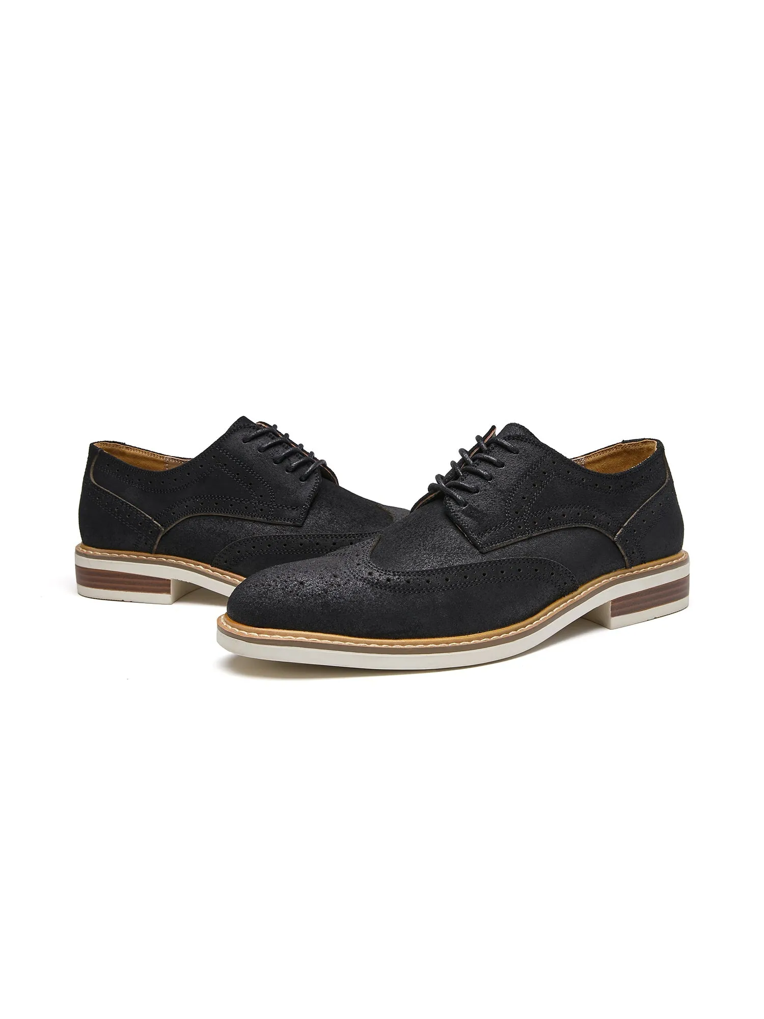 Wingtip Sude Schoenen - Heren - Tijdloze Klasse en Luxe