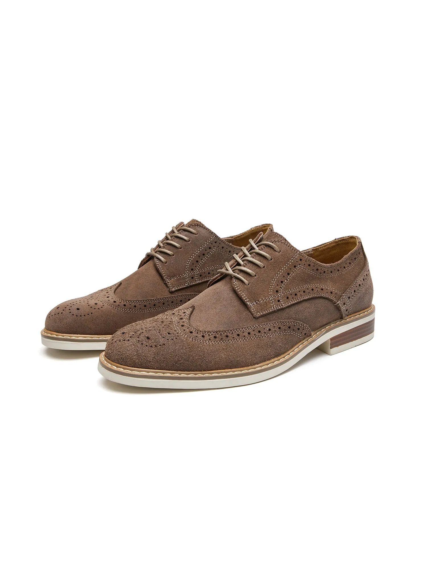 Wingtip Sude Schoenen - Heren - Tijdloze Klasse en Luxe