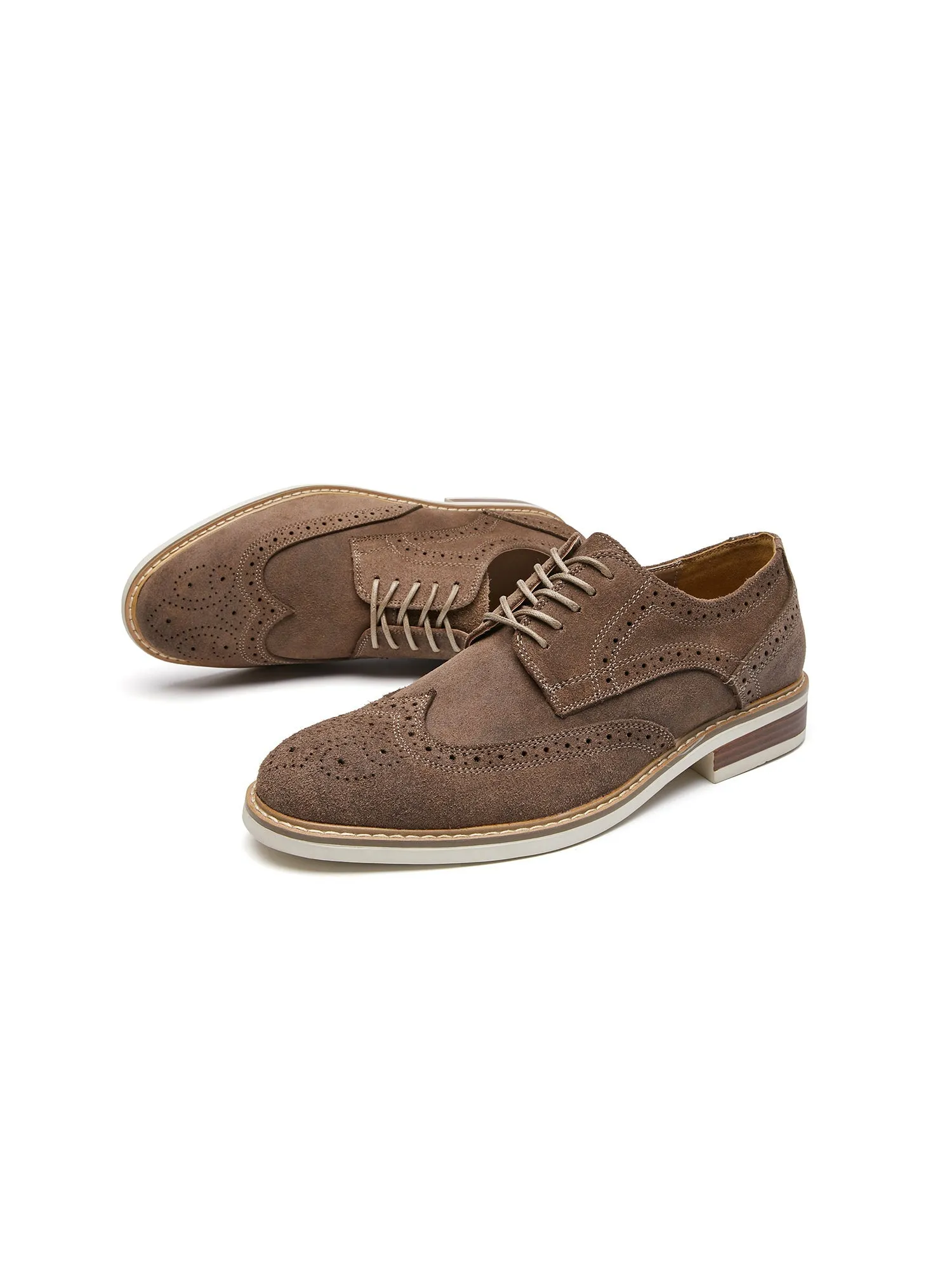 Wingtip Sude Schoenen - Heren - Tijdloze Klasse en Luxe