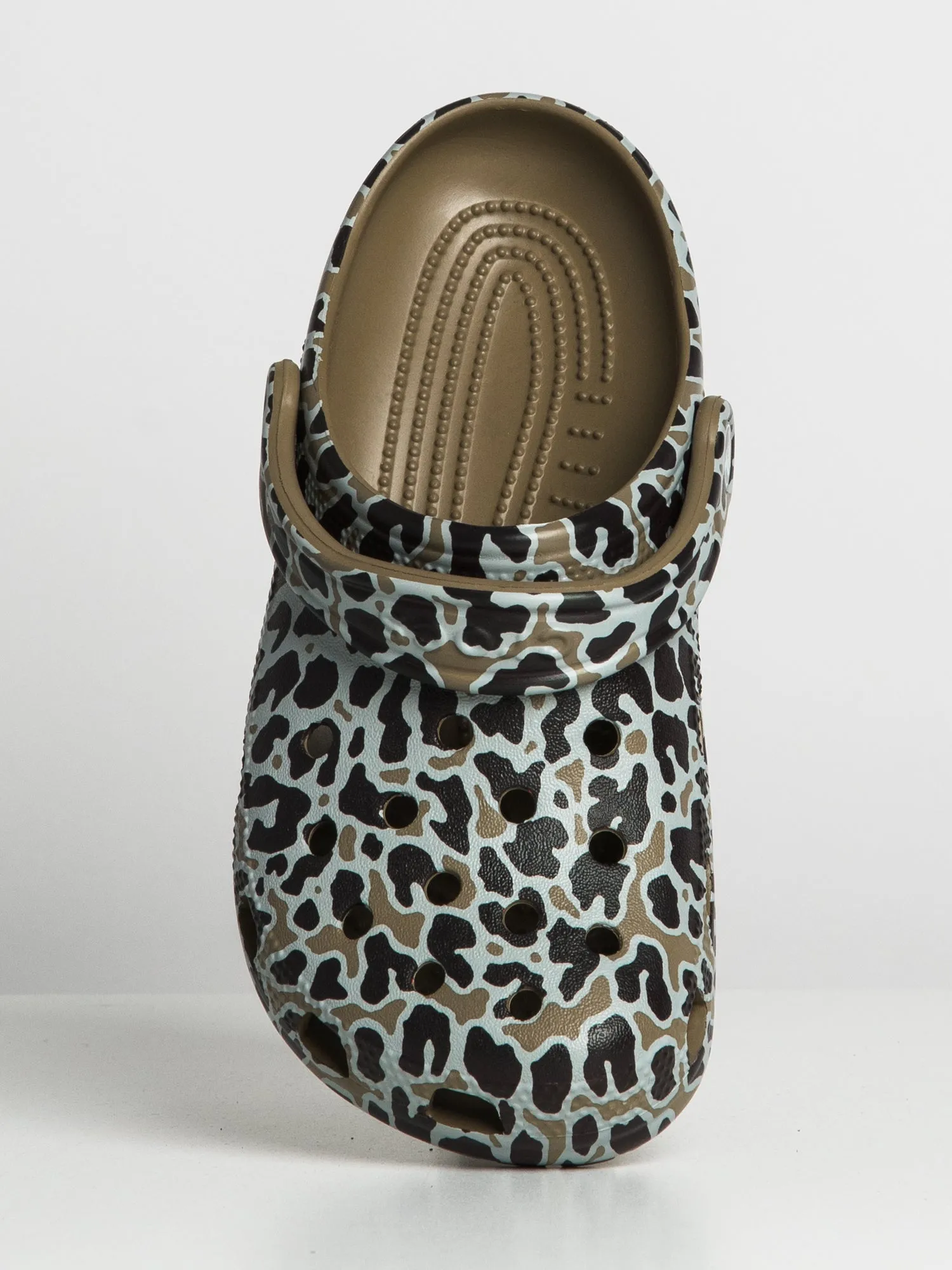 WOMENS CROCS CLASSIC ANIMAL PRNT CLOG - CLEARANCE